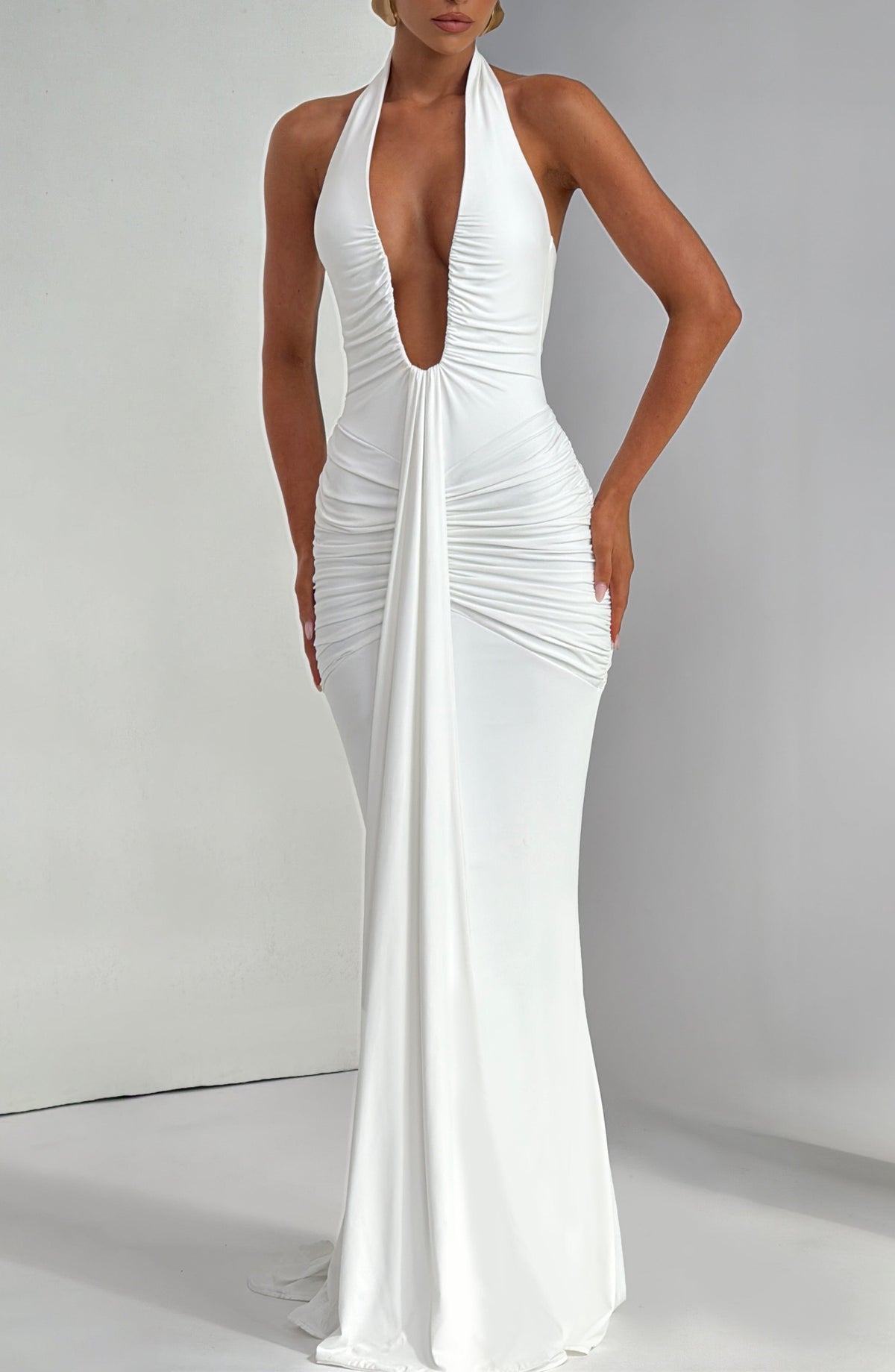 Rosetti Maxi Dress in White