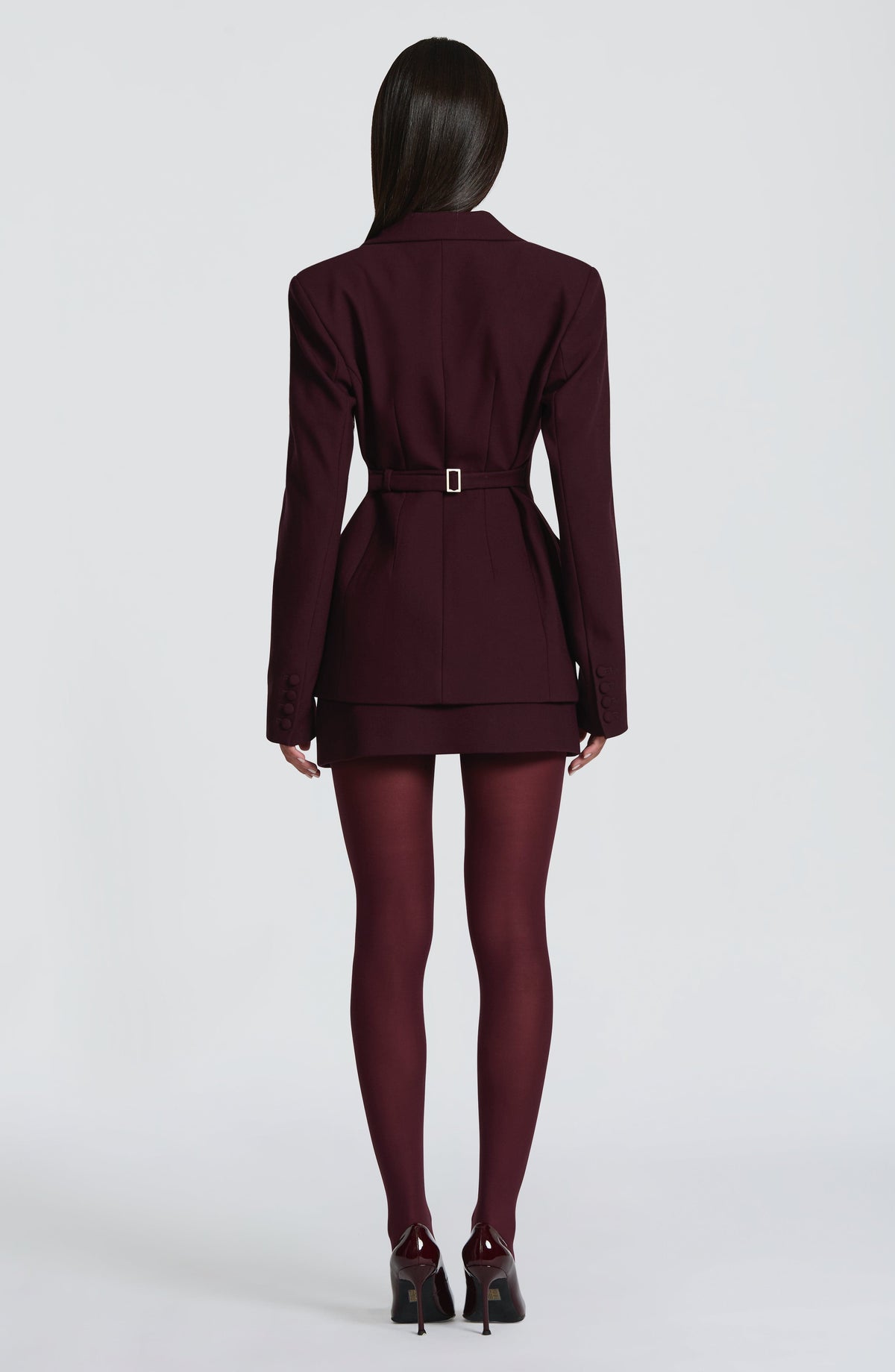 Rowella Blazer in Plum