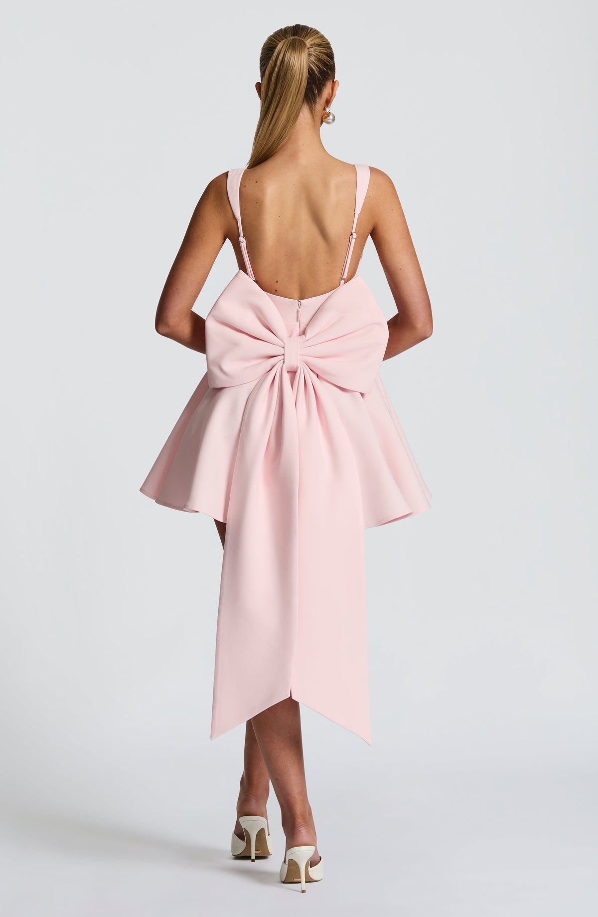 Ruella Mini Dress in Blush