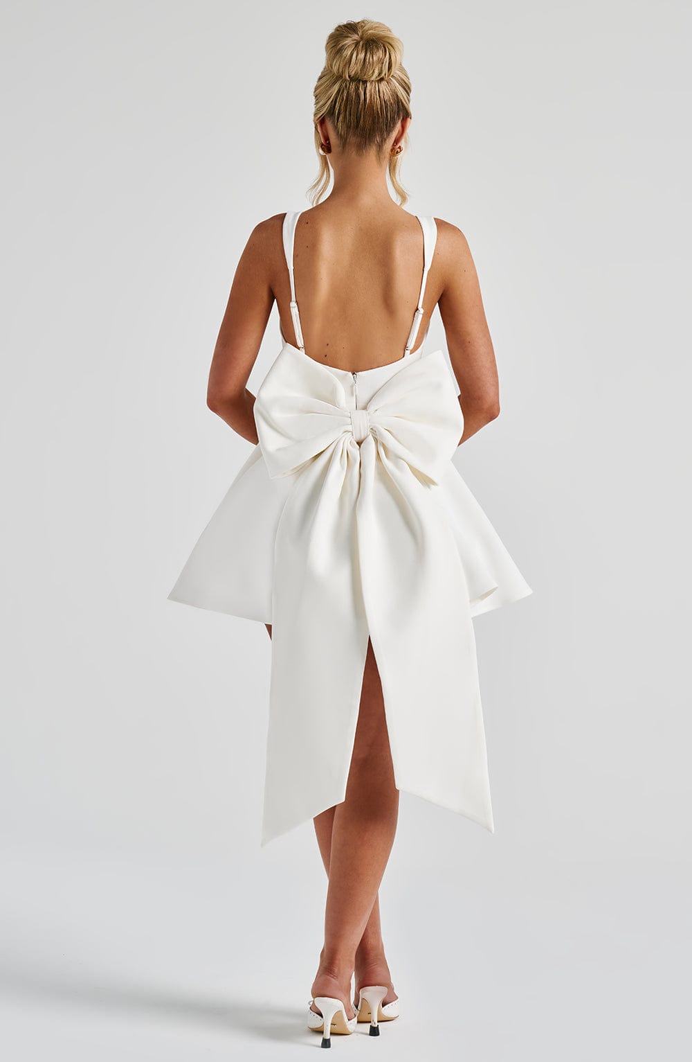 Ruella Mini Dress in Ivory