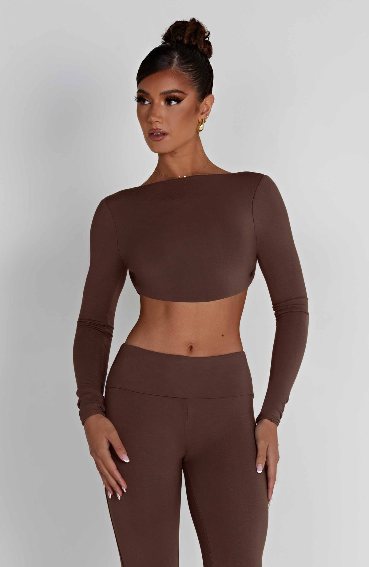 Sahrelle Top in Chocolate