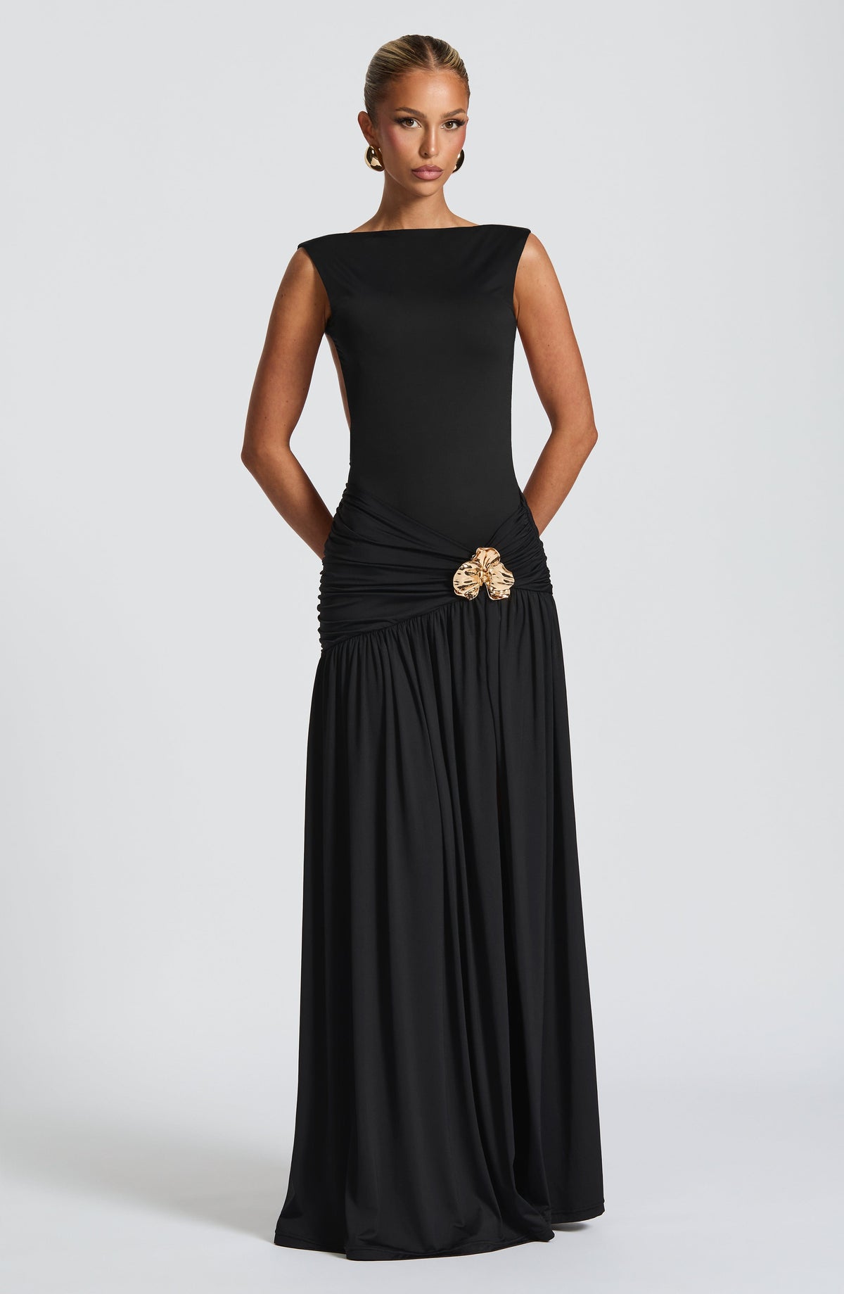Sairina Maxi Skirt in Black
