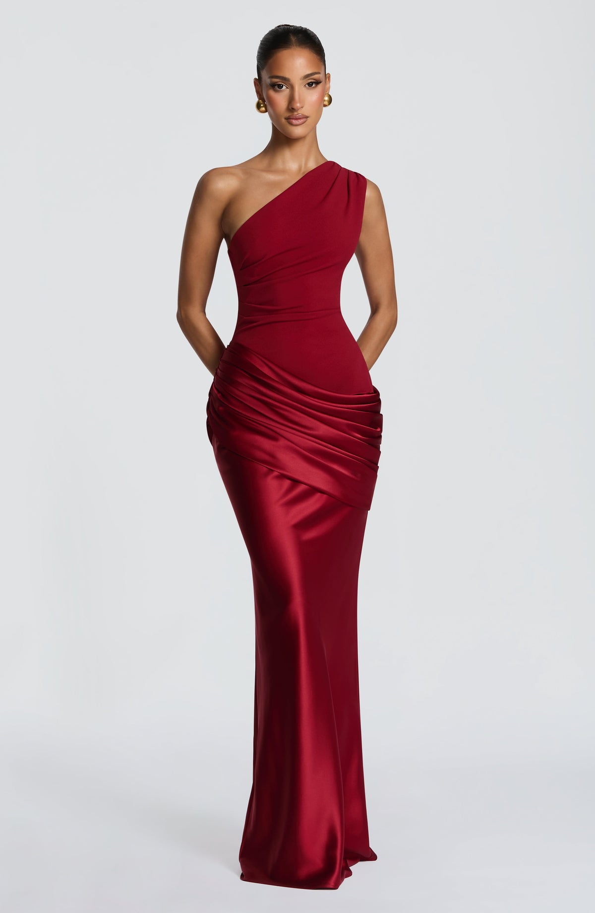 Sedonia Maxi Dress in Deep Red