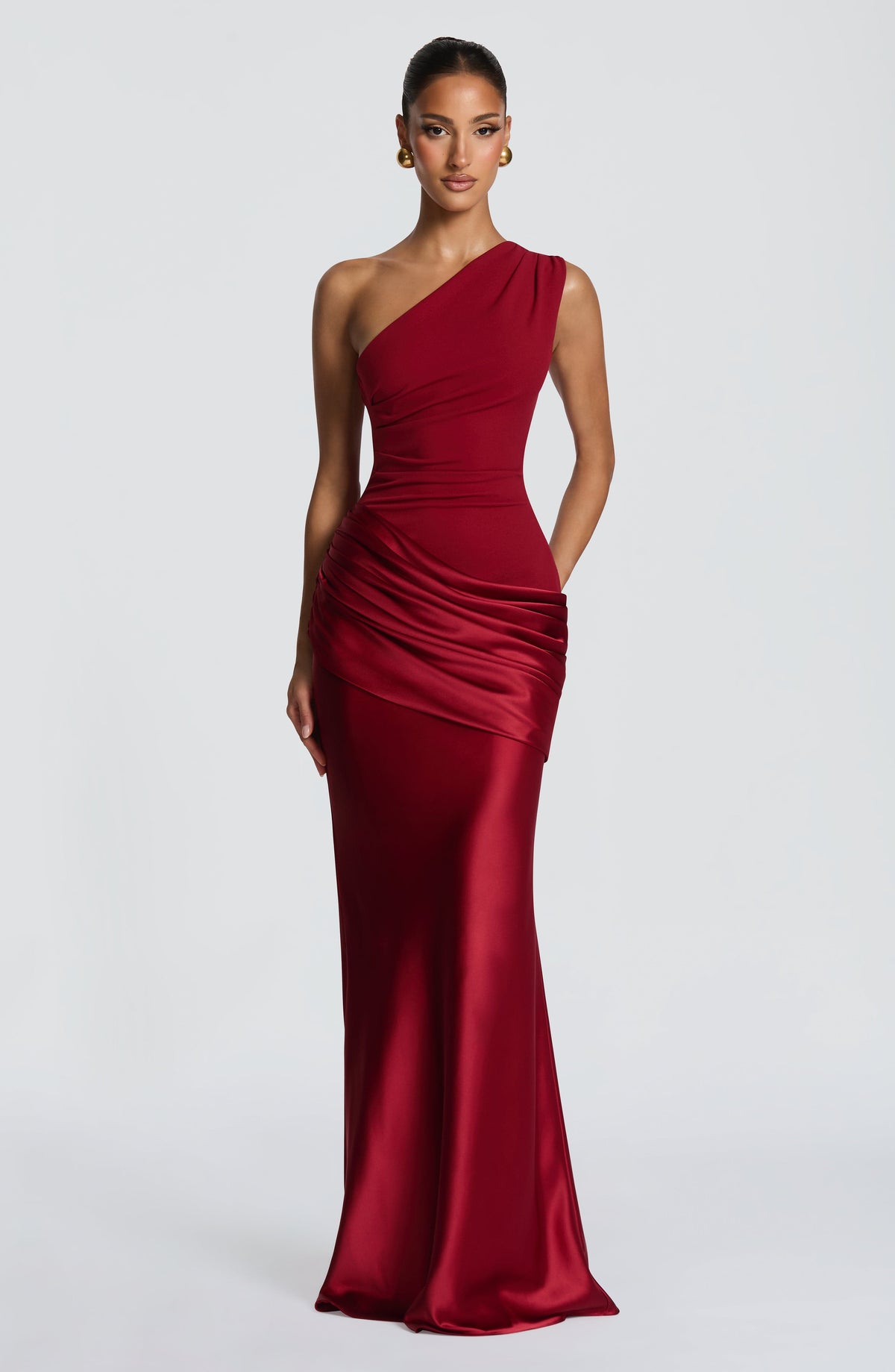 Sedonia Maxi Dress in Deep Red
