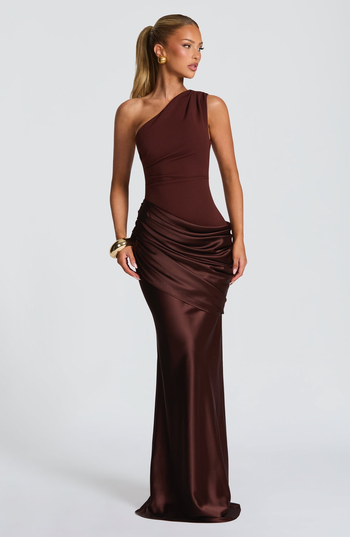 Sedonia Maxi Dress in Plum Brown