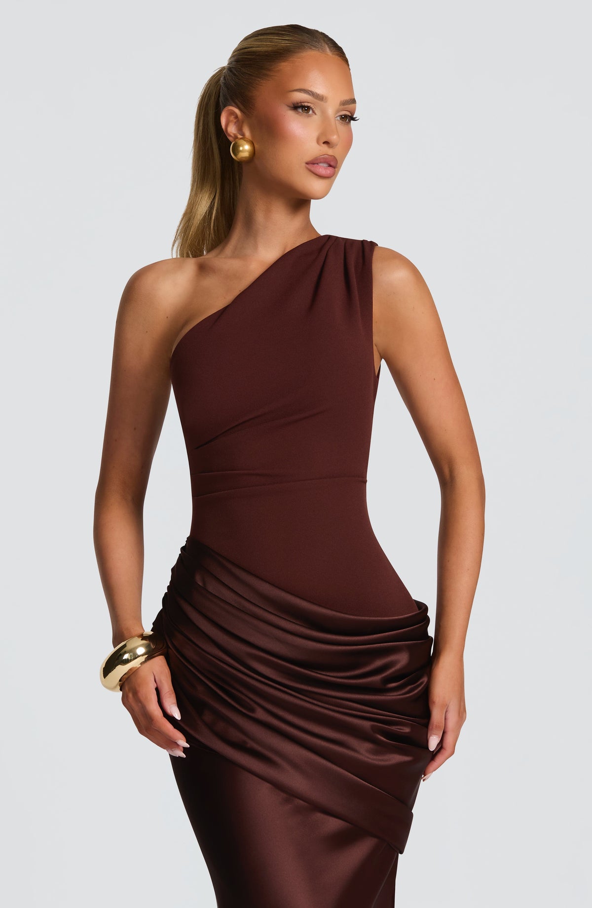 Sedonia Maxi Dress in Plum Brown