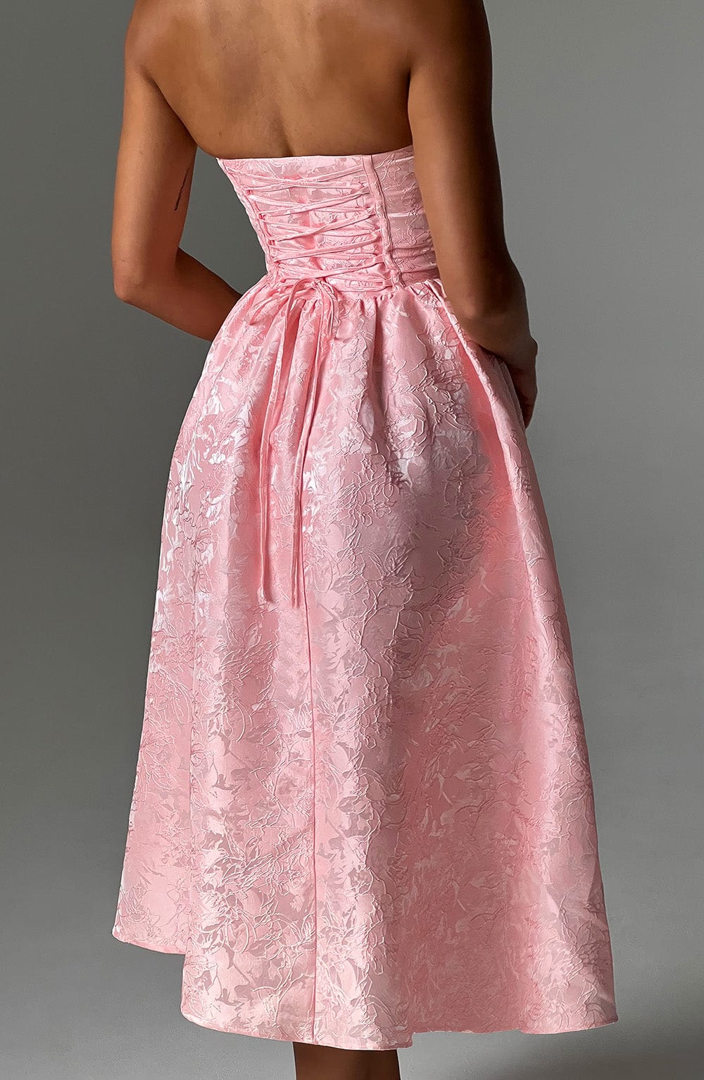 Sorcha Midi Dress in Blush