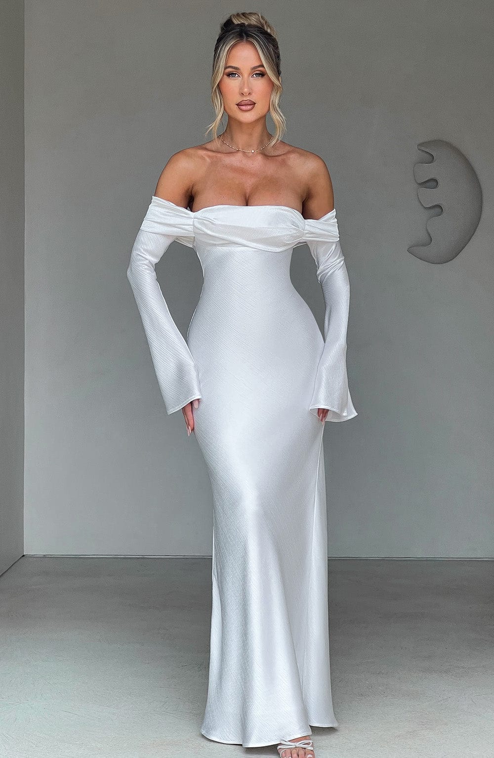 Celeste Maxi Dress in Ivory