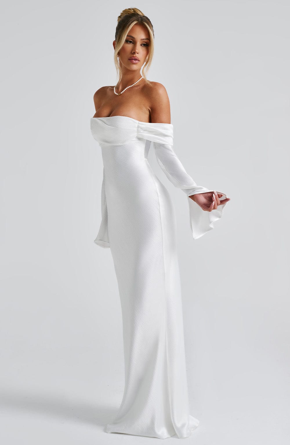Celeste Maxi Dress in Ivory