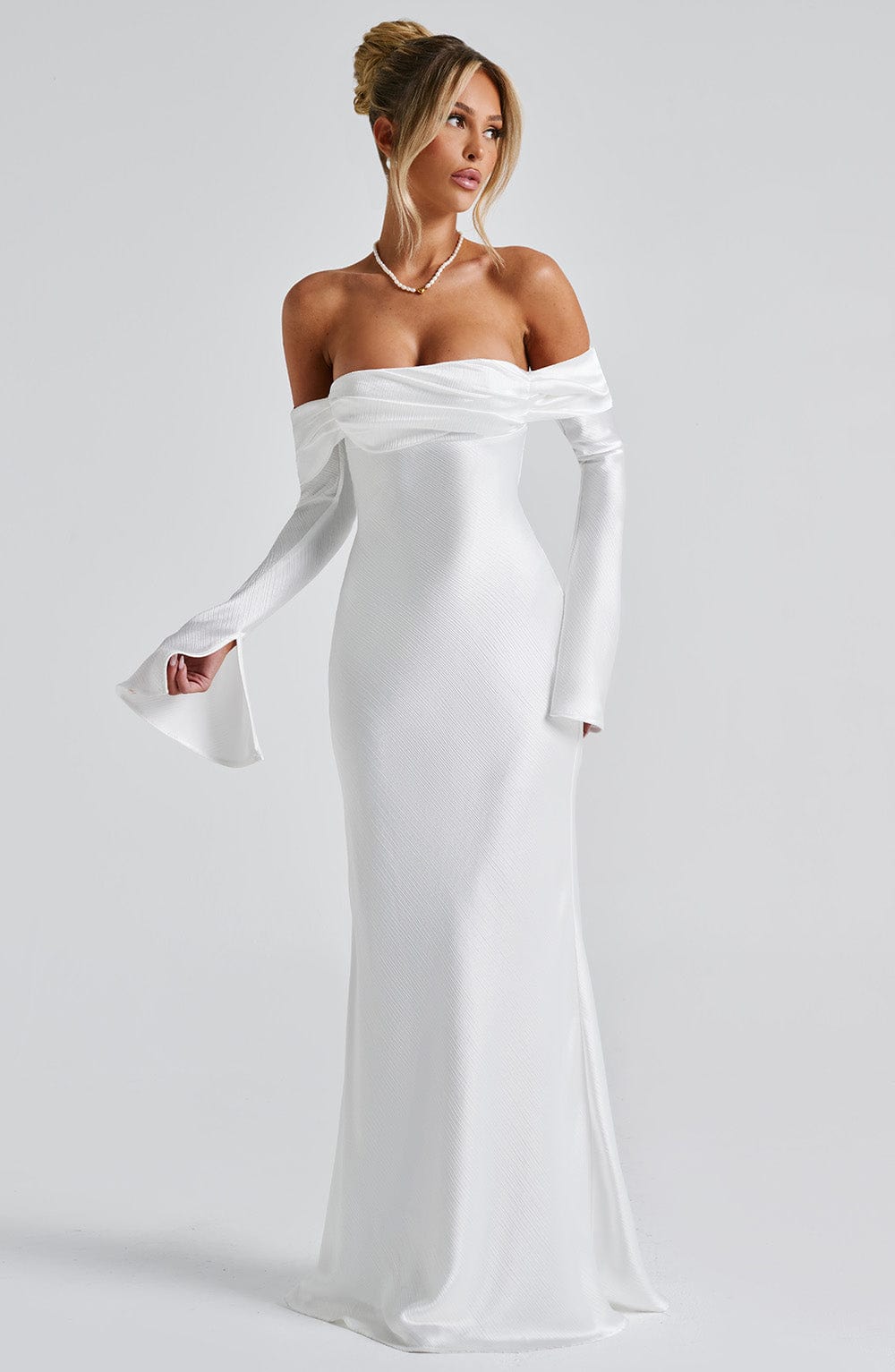 Celeste Maxi Dress in Ivory