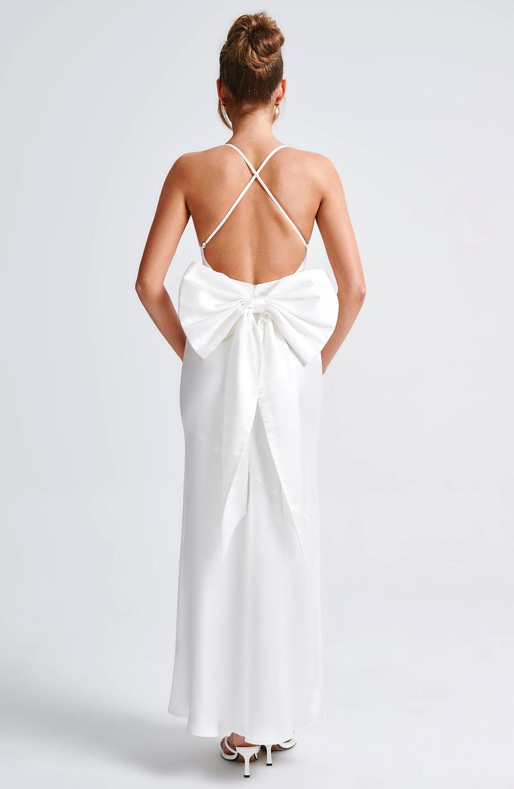 Sarina Maxi Dress in Ivory