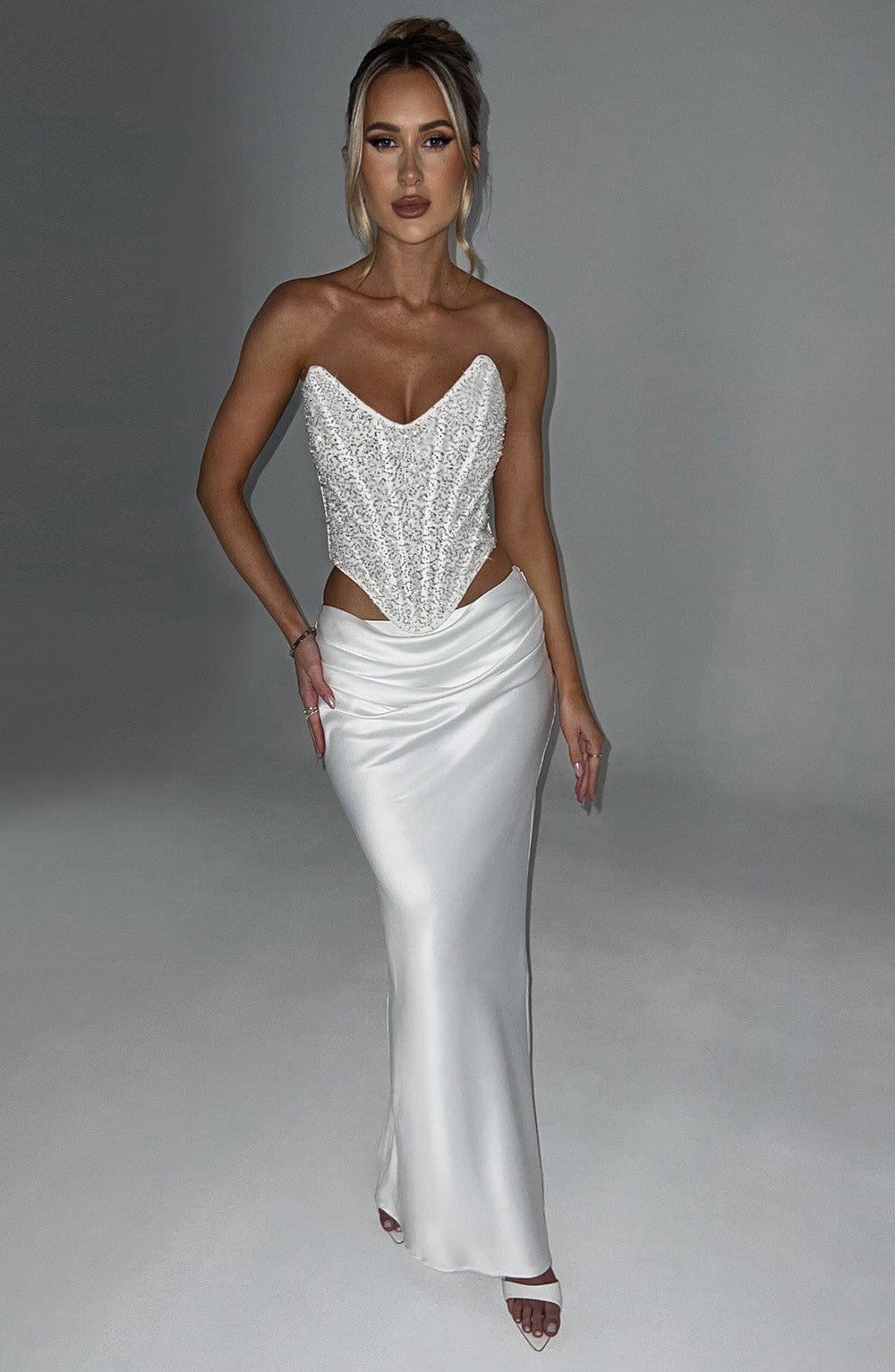 Siella Corset in Ivory