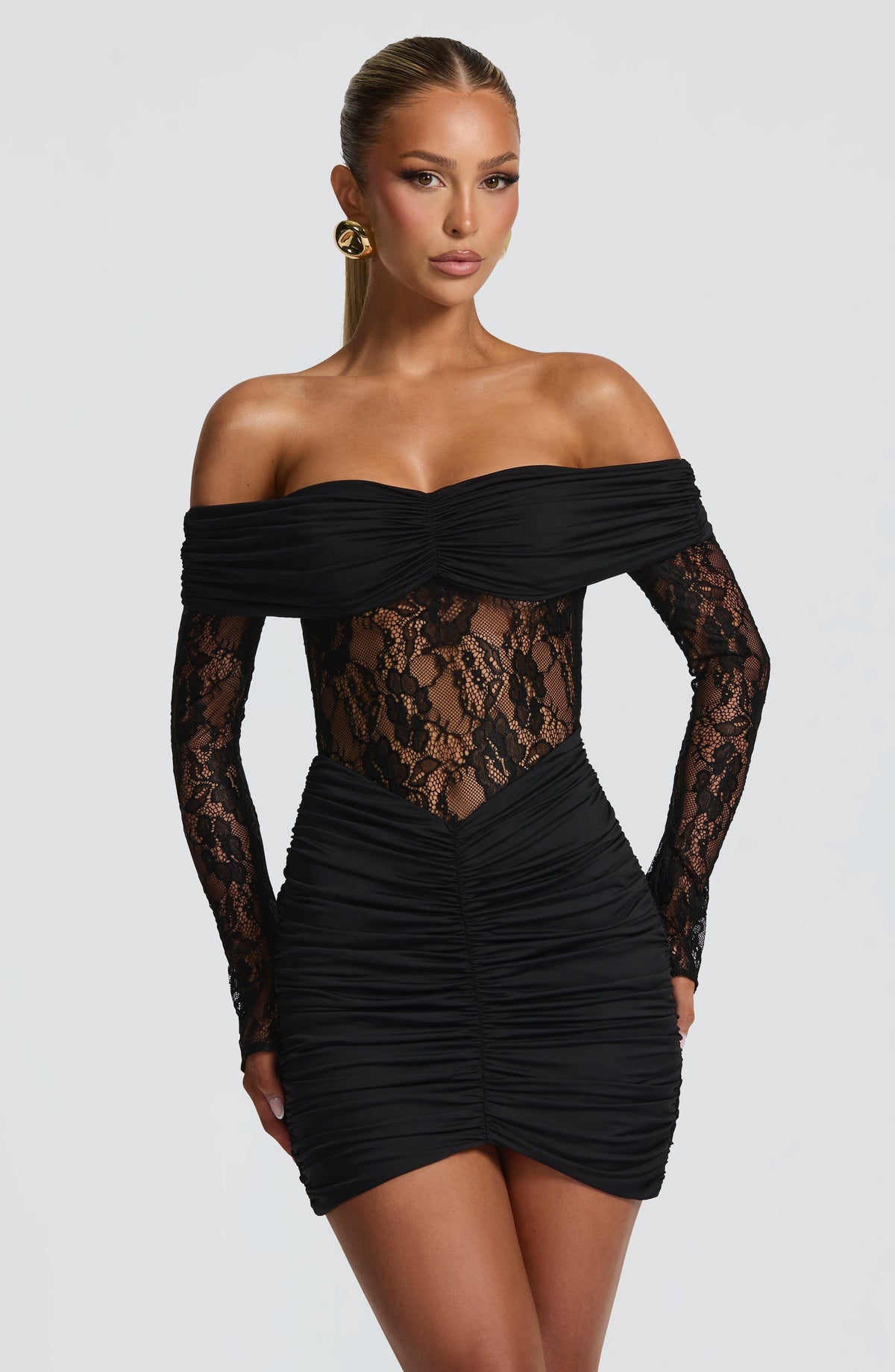 Sylvie Mini Dress in Black