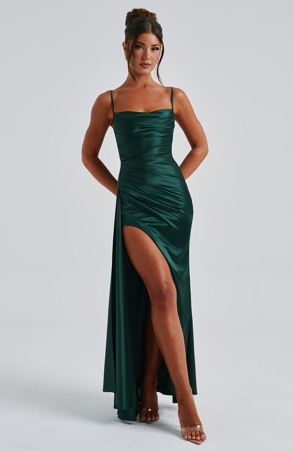 Wynne Maxi Dress in Emerald