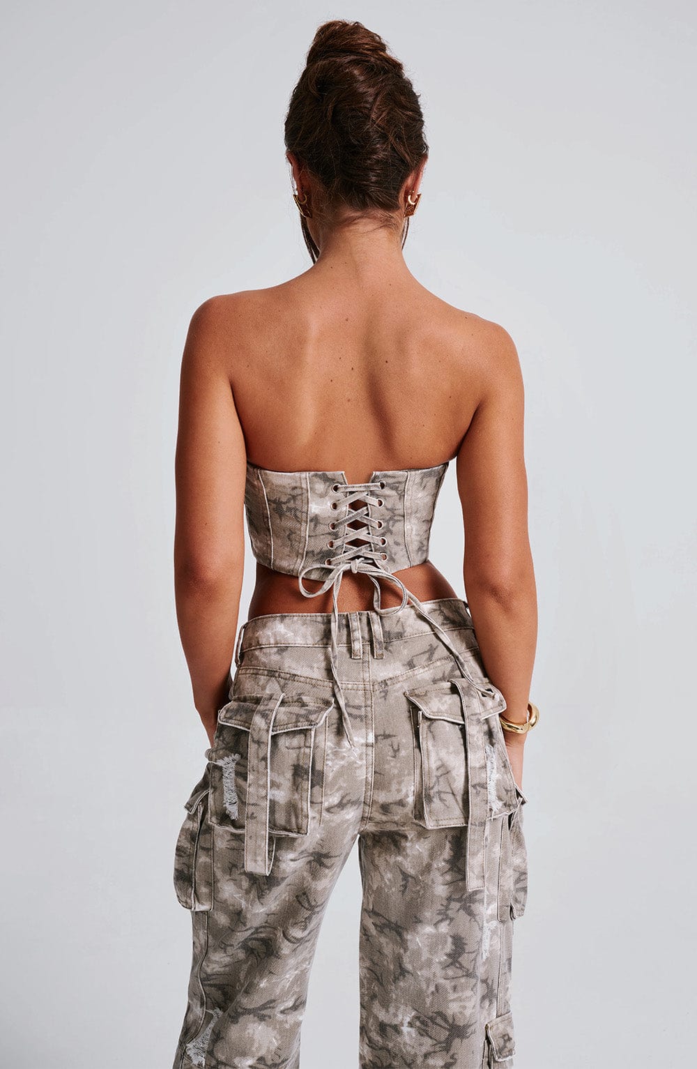 Yasira Corset in Camo Print