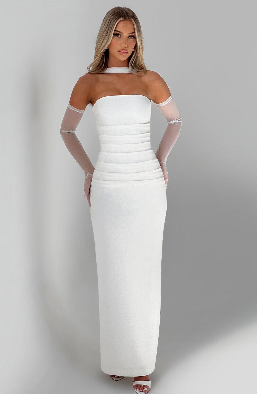 Yuliana Maxi Dress in Ivory
