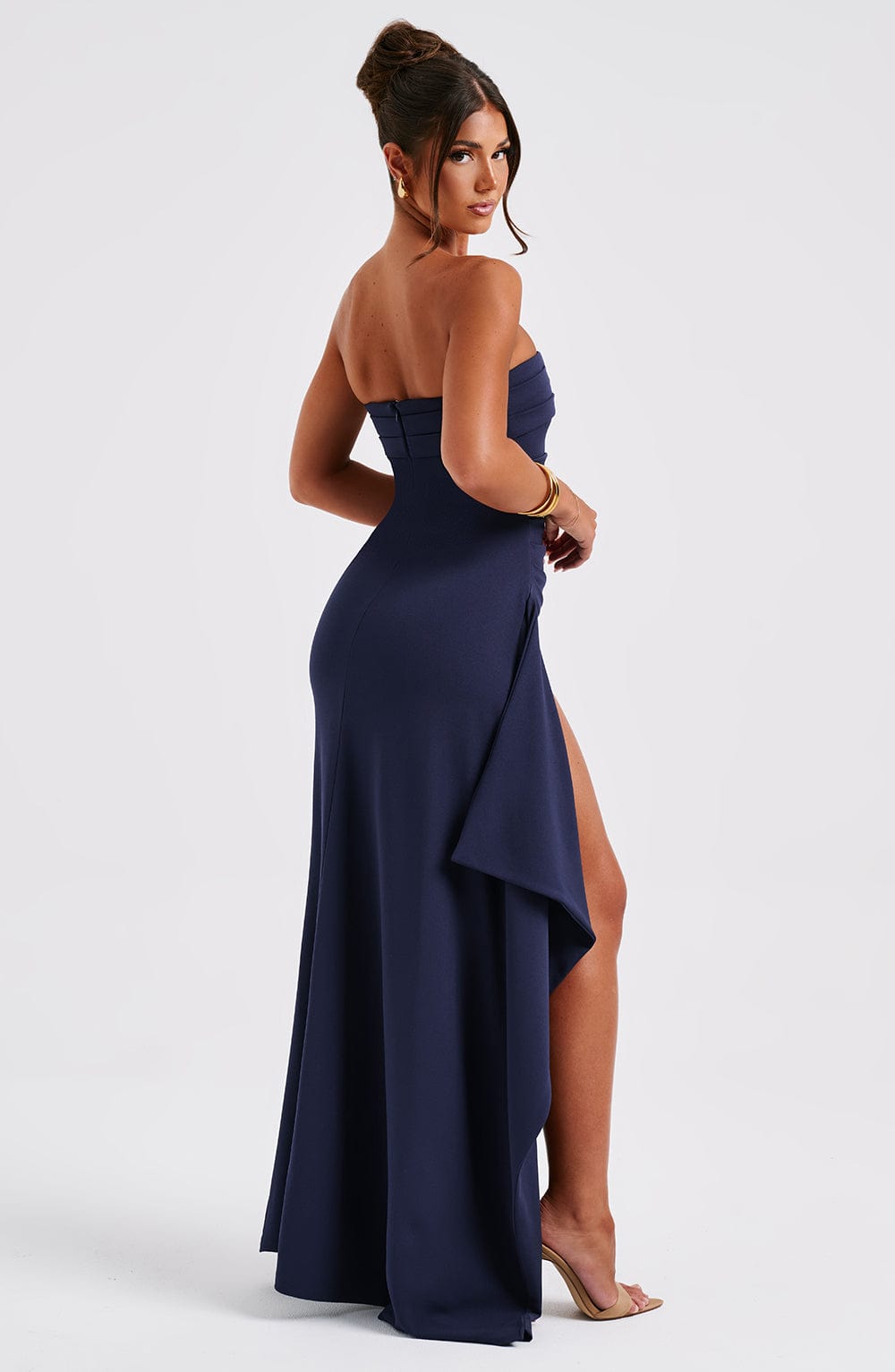 Zafina Maxi Dress in Navy