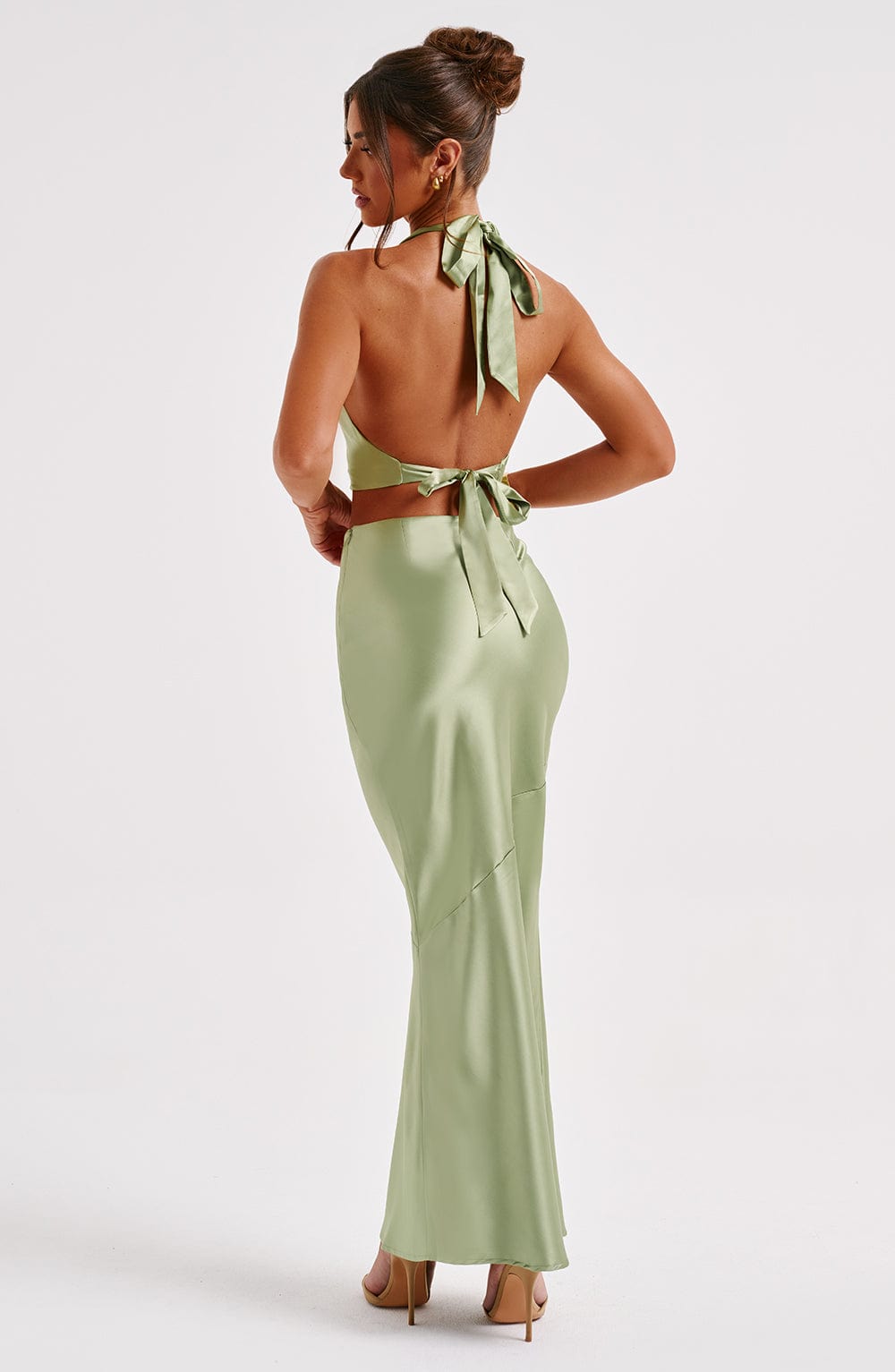 Zaylia Maxi Skirt in Khaki